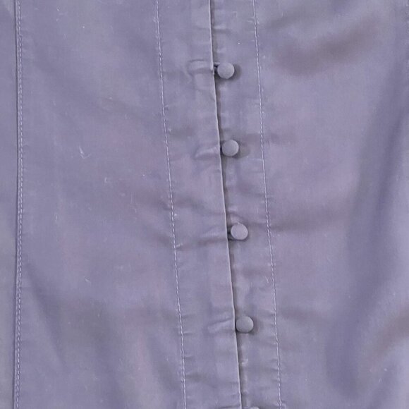 Vince Camuto Women’s Sleeveless Shift Mini Dress Size Medium Navy Blue V Neck - Picture 3 of 8